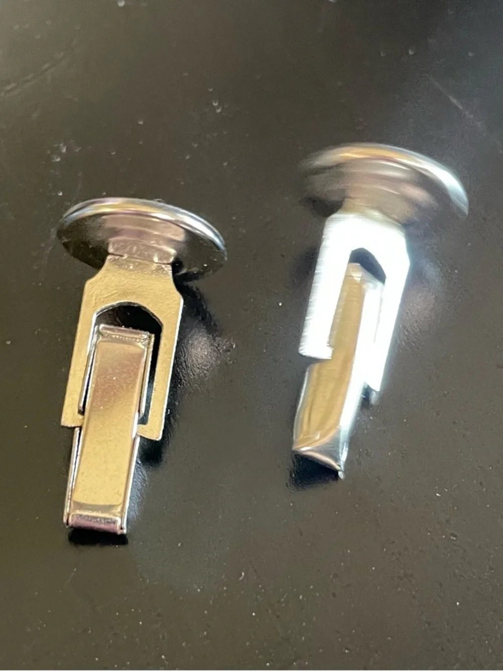 Vintage Pioneer Cufflinks Black Onyx Silver Tone Metal Pair tux formal links